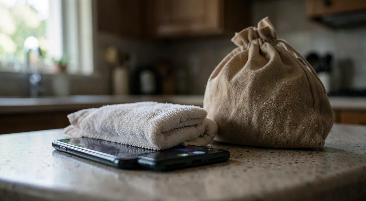 Téléphone tombé dans l'eau : les bons gestes, tout de suite
