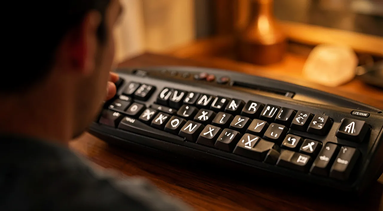 Die Tastatur wechselt von selbst die Sprache