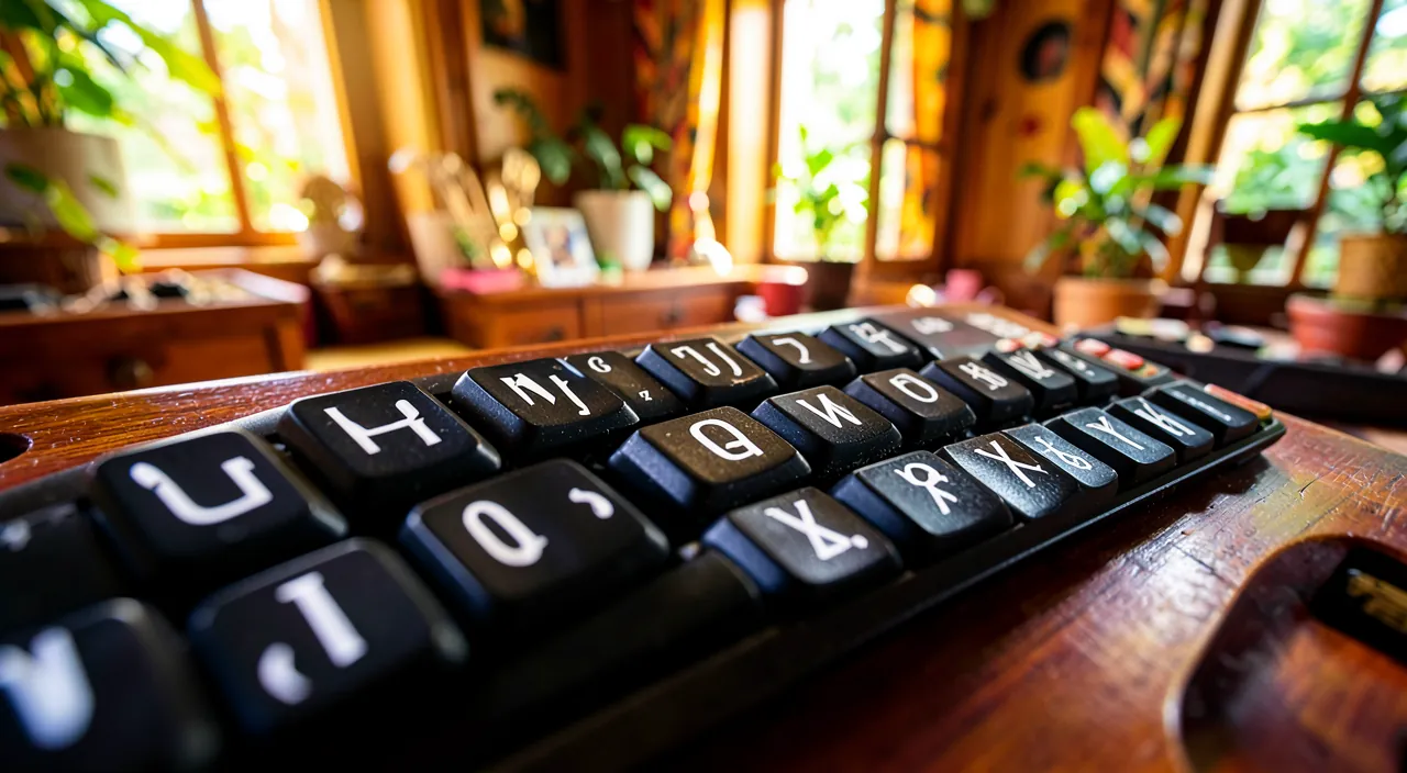 Die Tastatur wechselt von selbst die Sprache