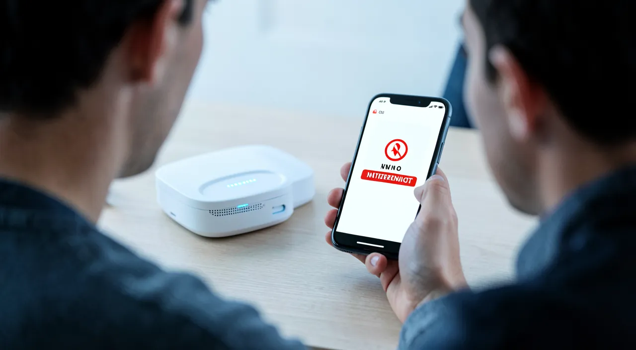 Connecté au WiFi mais sans accès internet