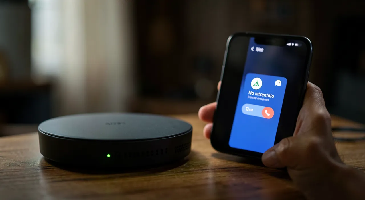 Connecté au WiFi mais sans accès internet