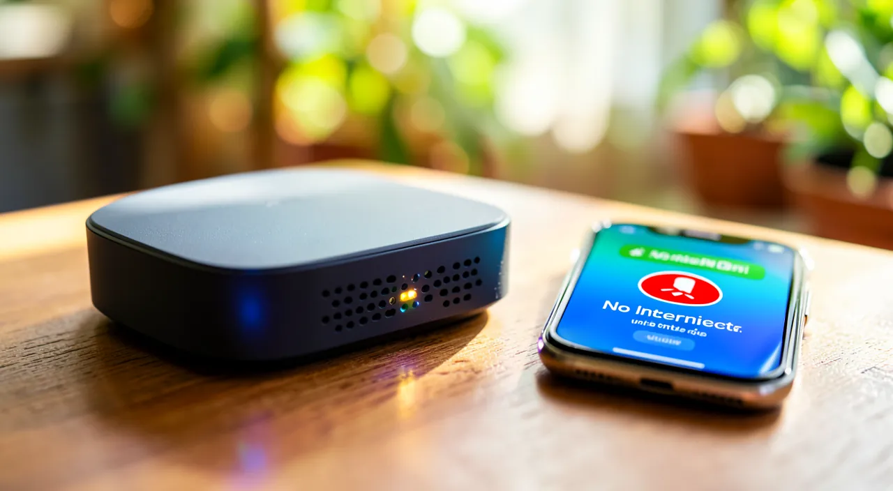Connecté au WiFi mais sans accès internet