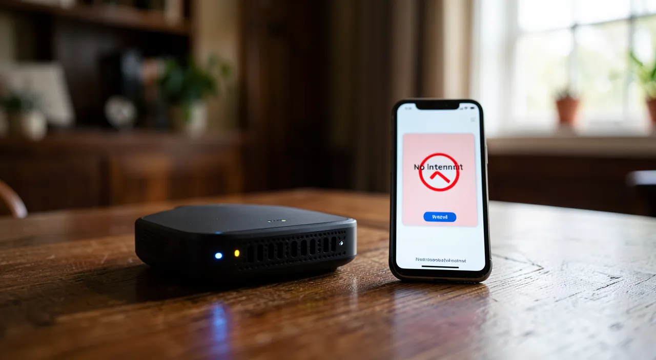 Connecté au WiFi mais sans accès internet