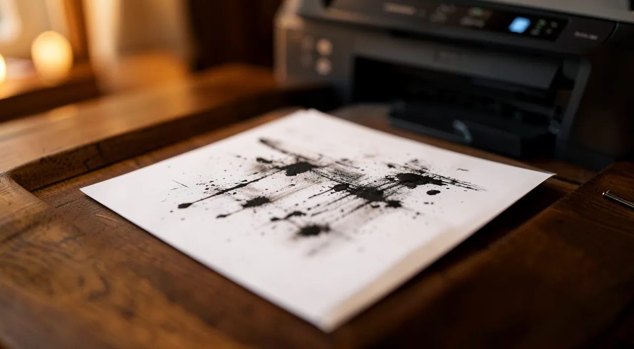 L'imprimante fait des taches ou des traces