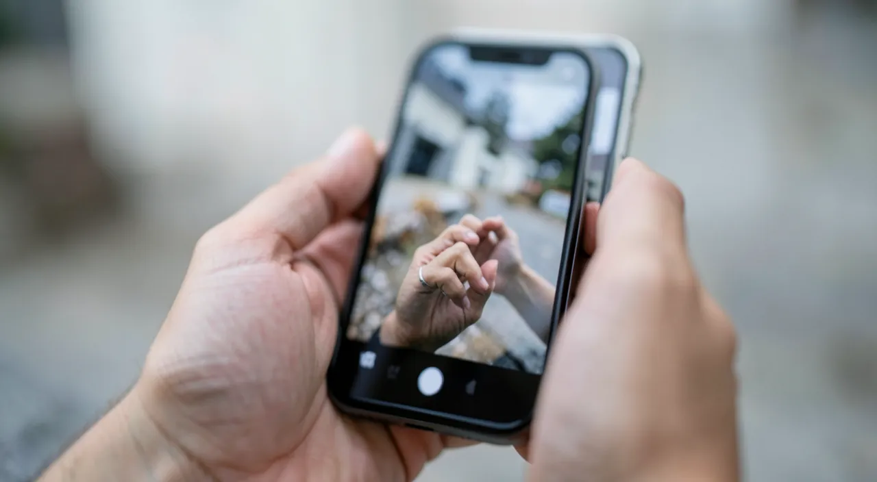 Die aufgenommenen Fotos sind unscharf