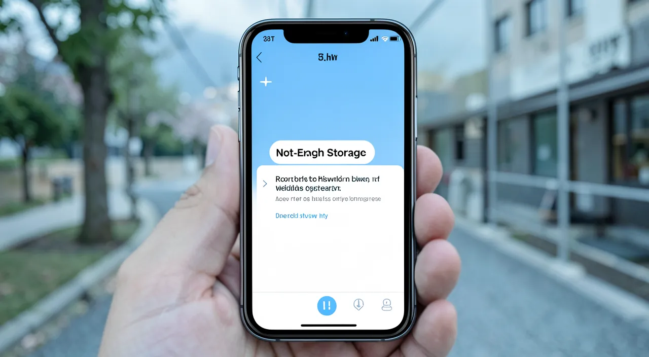 No hay suficiente espacio para una actualización