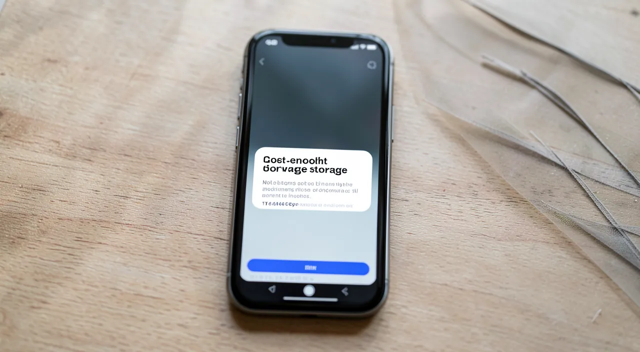 Nicht genug Platz für ein Update