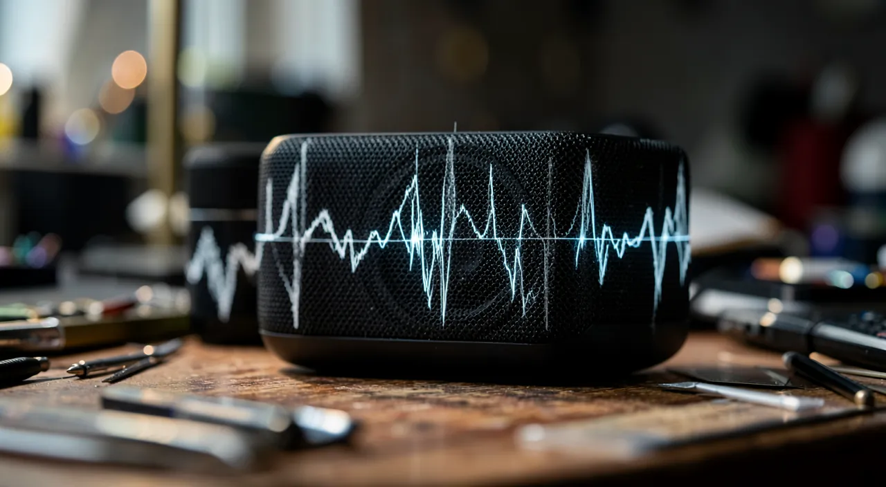 El sonido está saturado o chisporrotea