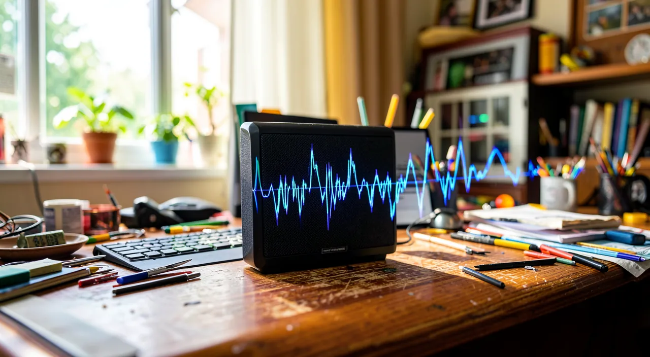 El sonido está saturado o chisporrotea