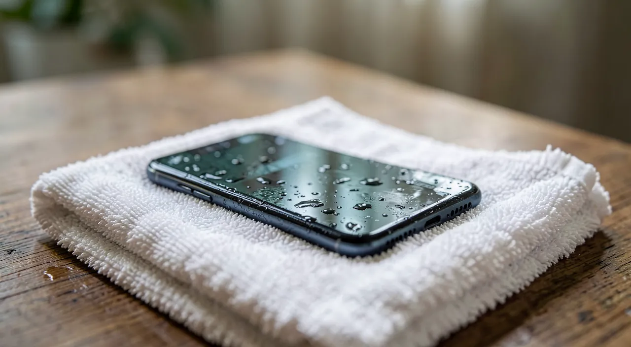 Téléphone tombé dans l'eau : les bons réflexes