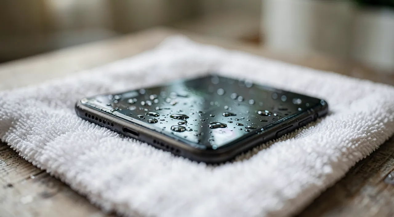 Téléphone tombé dans l'eau : les bons réflexes