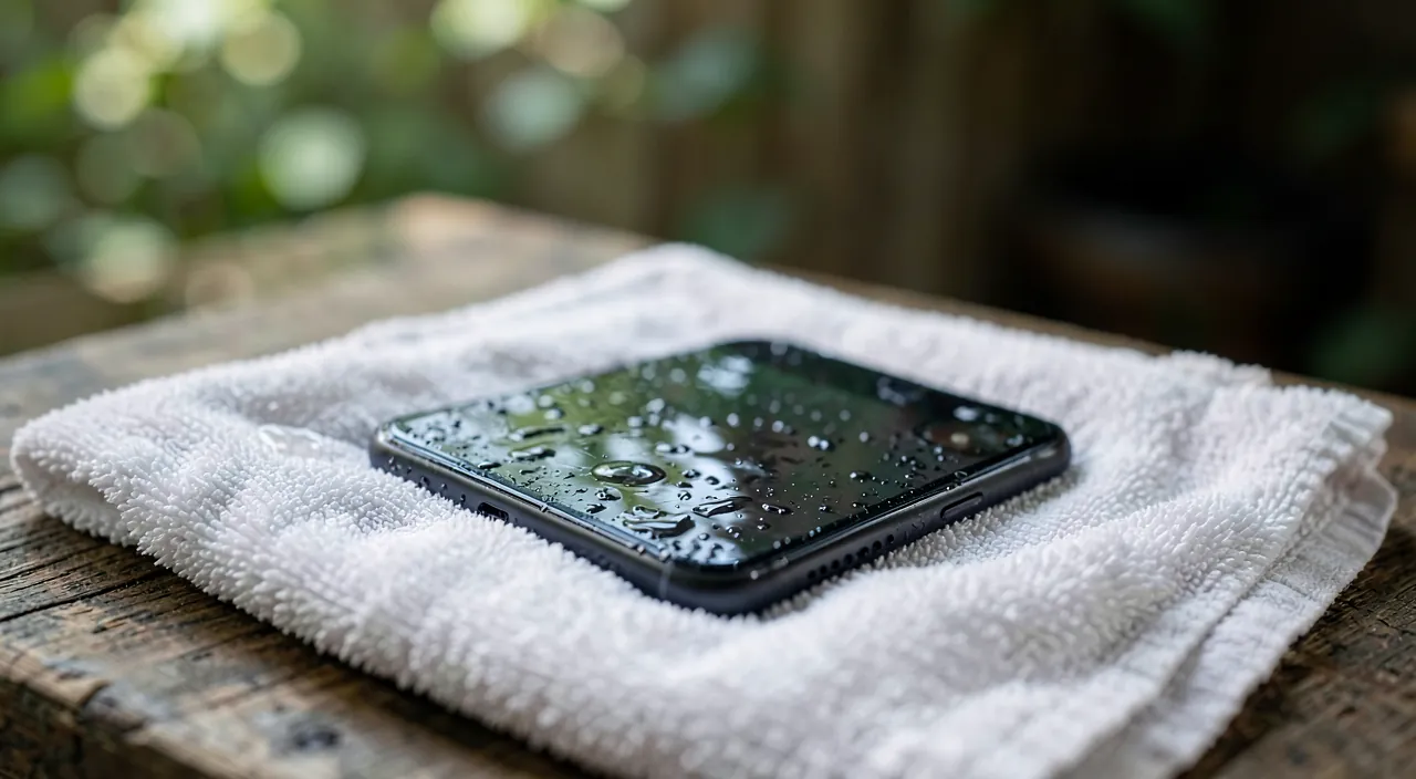 Téléphone tombé dans l'eau : les bons réflexes