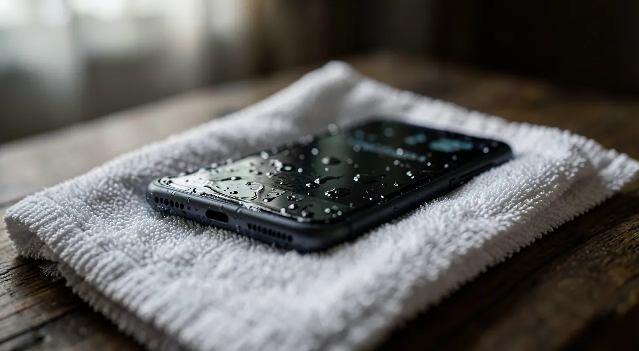 Téléphone tombé dans l'eau : les bons réflexes