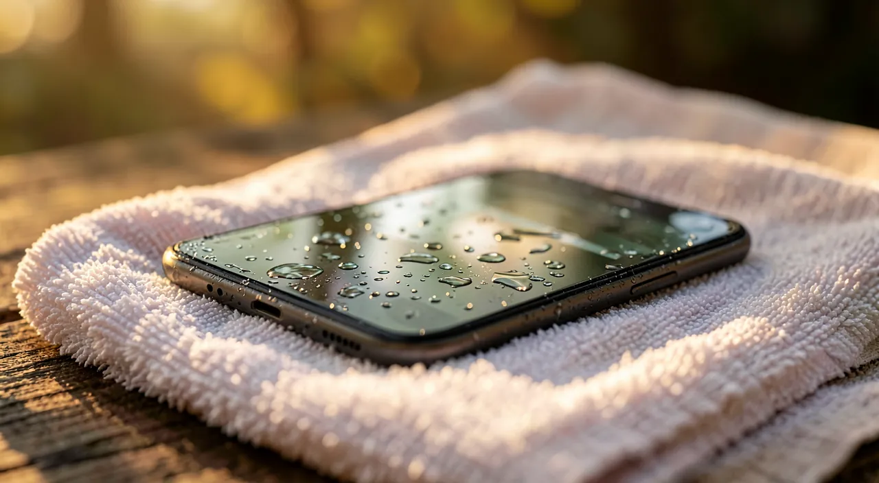 Téléphone tombé dans l'eau : les bons réflexes