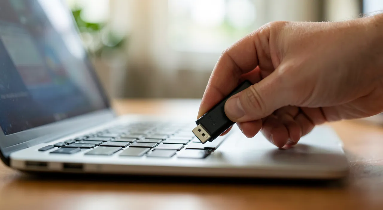Une clé USB ou un disque non reconnu