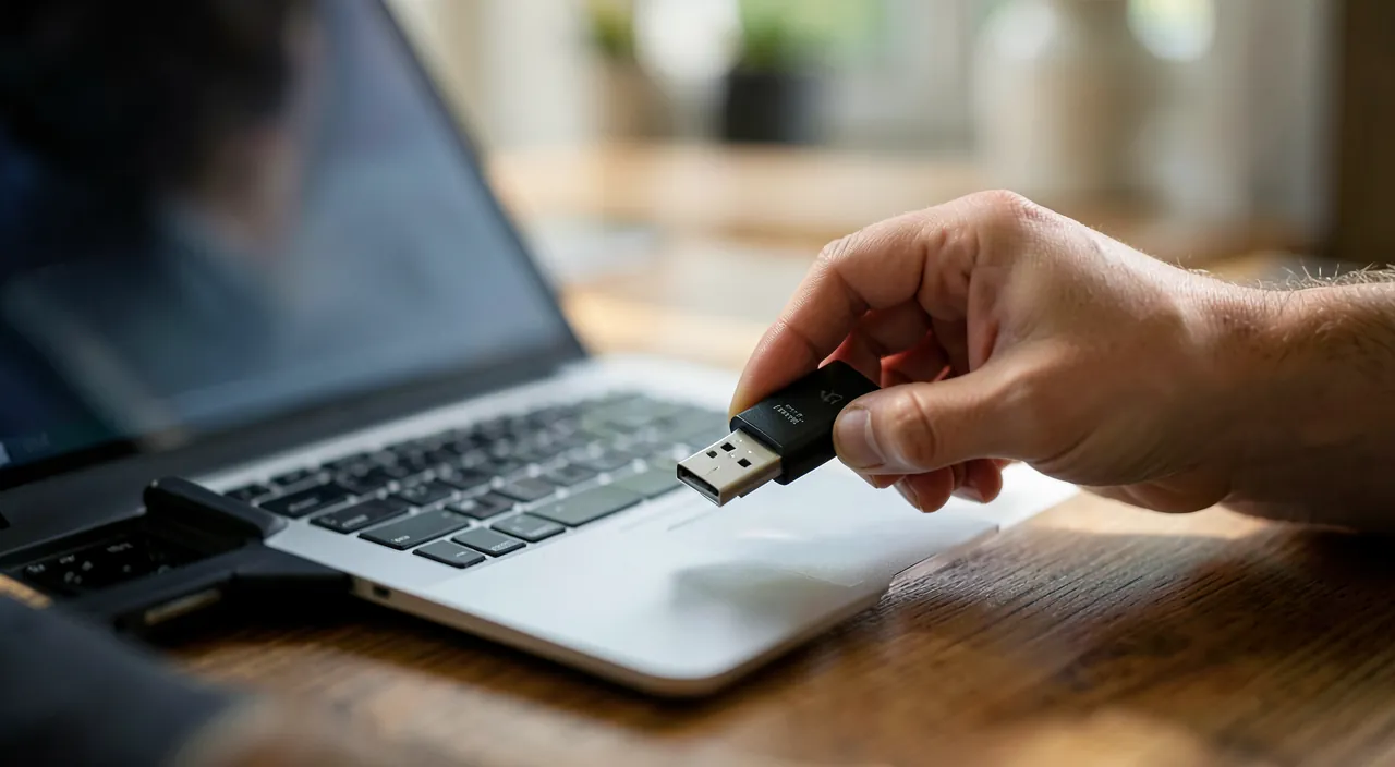 Une clé USB ou un disque non reconnu