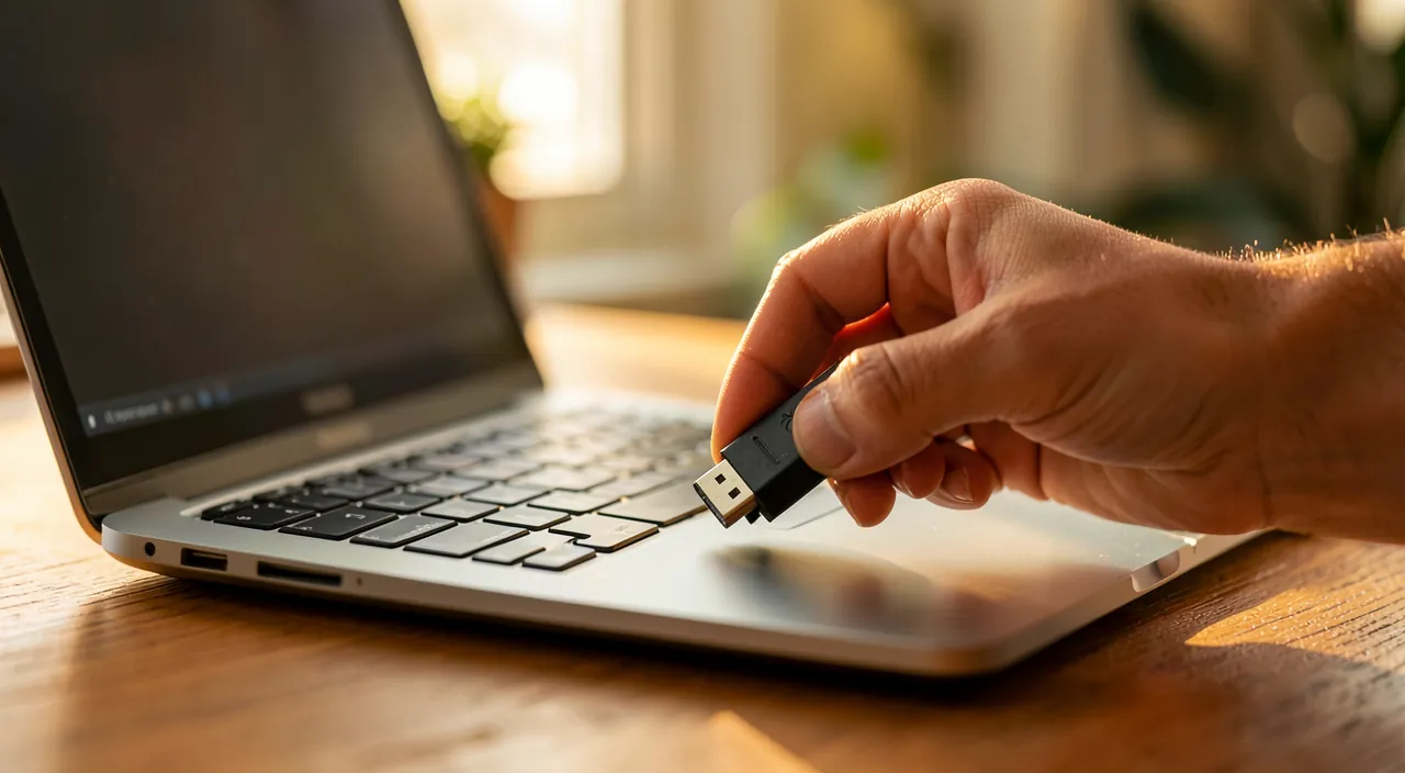 Une clé USB ou un disque non reconnu