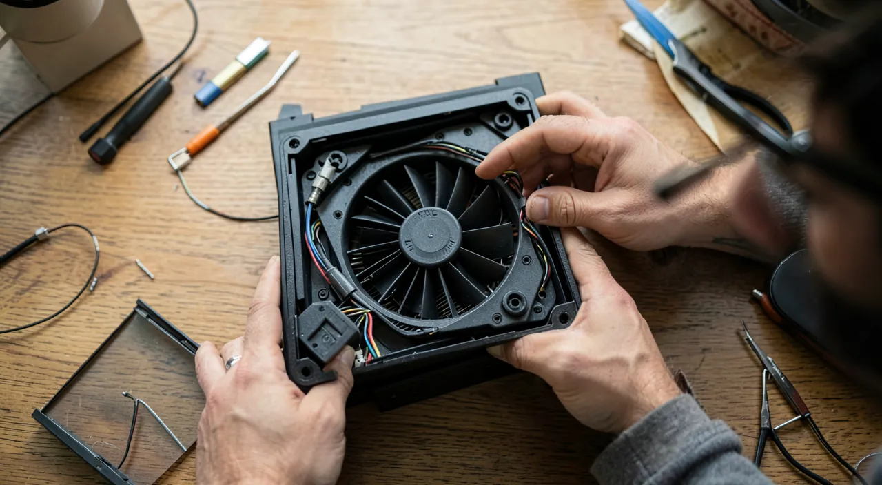 Noisy computer: fan and hard drive