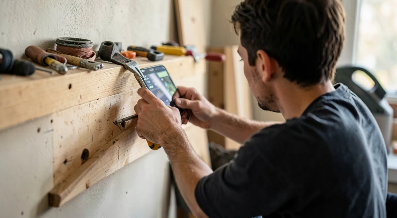 Bricoler épaulé par l'IA : diagnostic, tutos, listes de courses