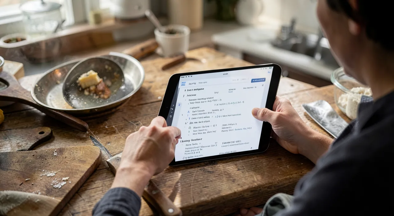 L'IA en cuisine : menus, restes et courses simplifiés