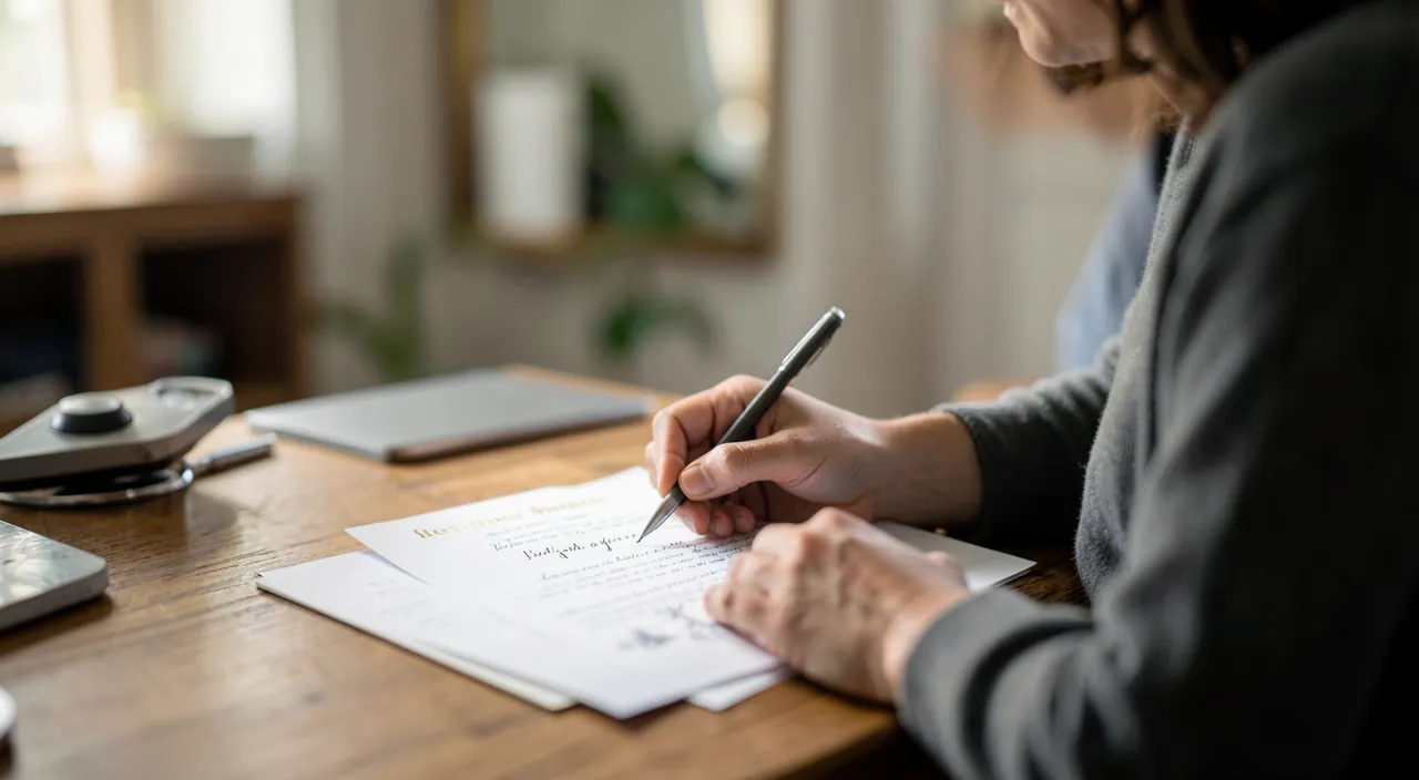 Writing a Card or Note with AI