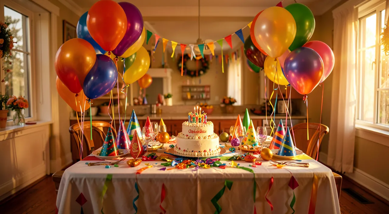 Organizing a birthday party with AI