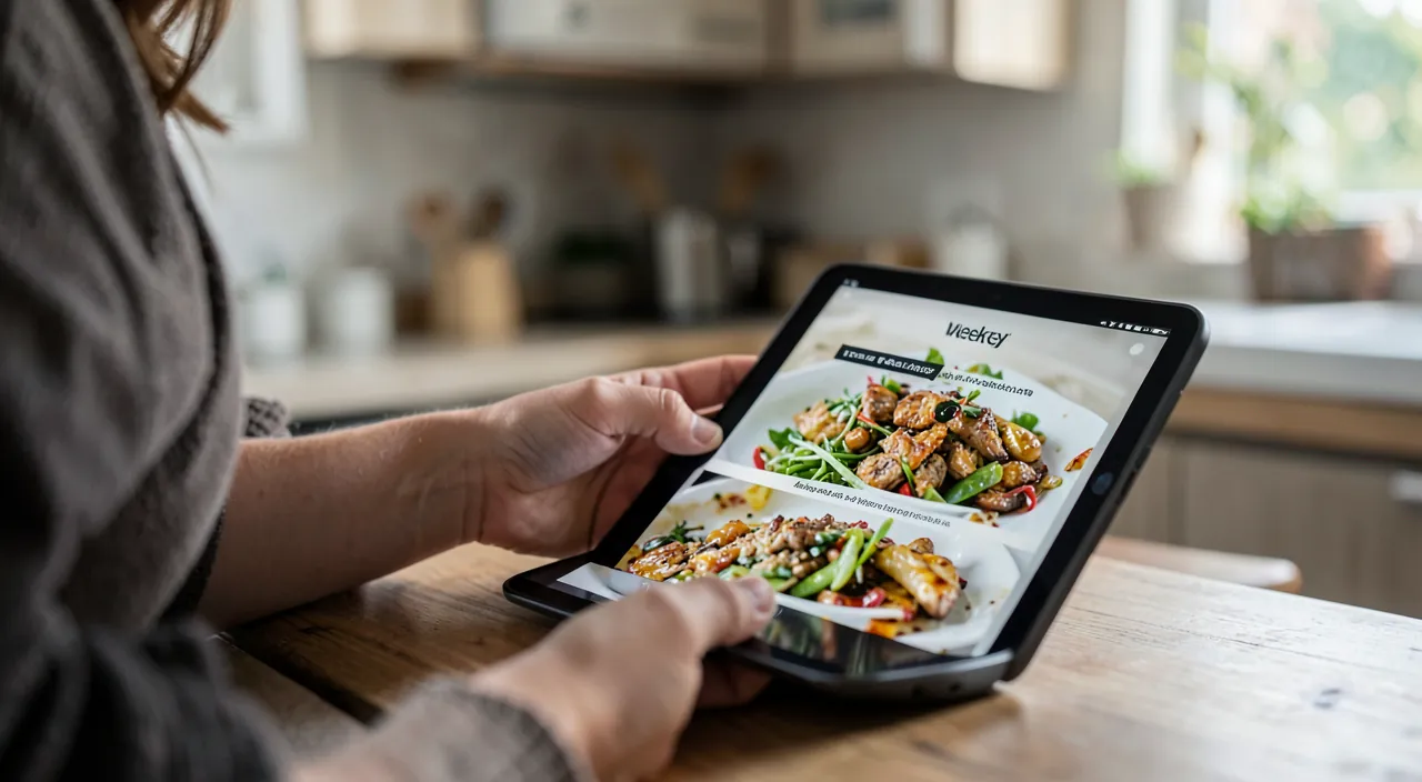 Planning your weekly meals with AI