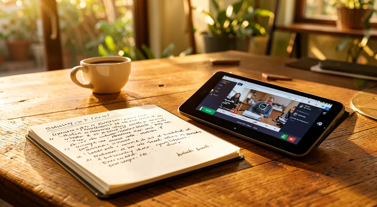 Summarize a video or conference with AI