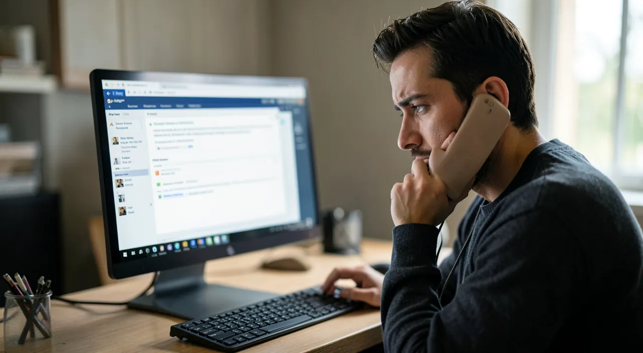 Le faux support technique qui appelle : raccrocher à temps
