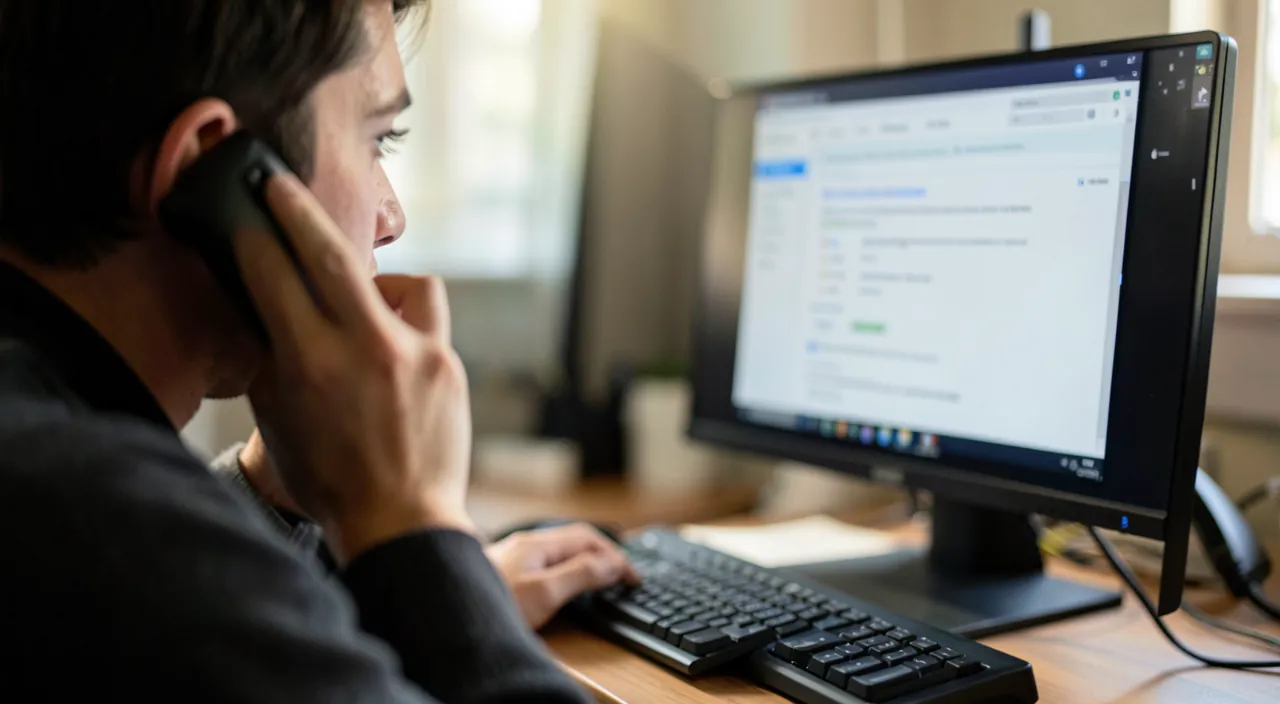 Le faux support technique qui appelle : raccrocher à temps