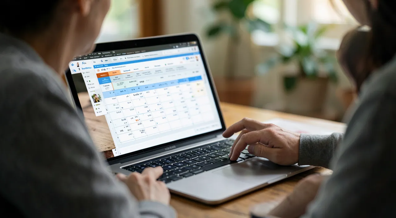 Share a calendar with your loved ones or team