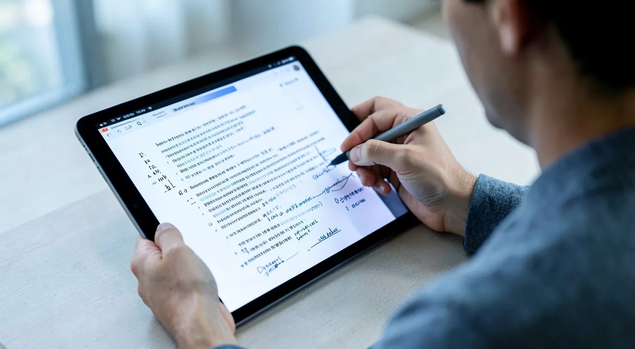 Annotate and highlight a PDF document