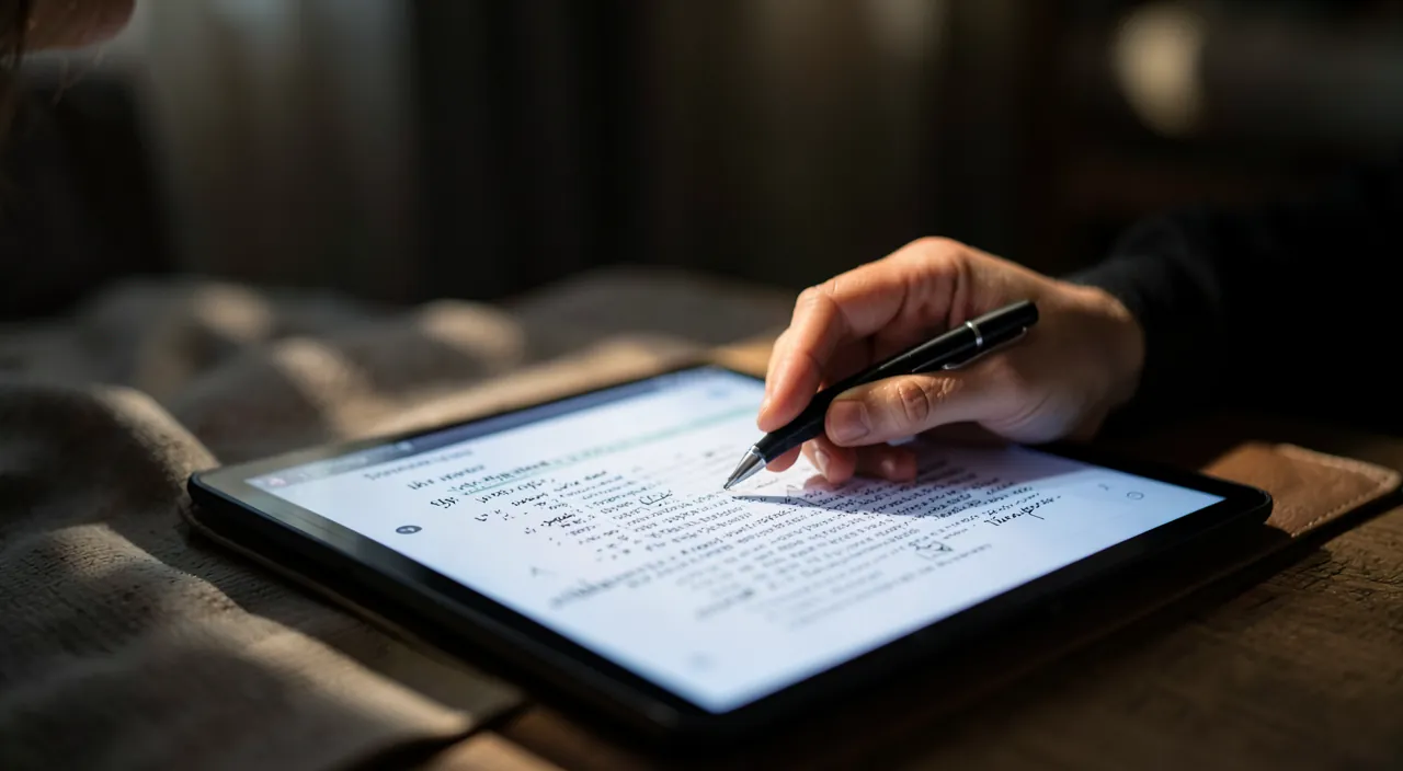 Annotate and highlight a PDF document