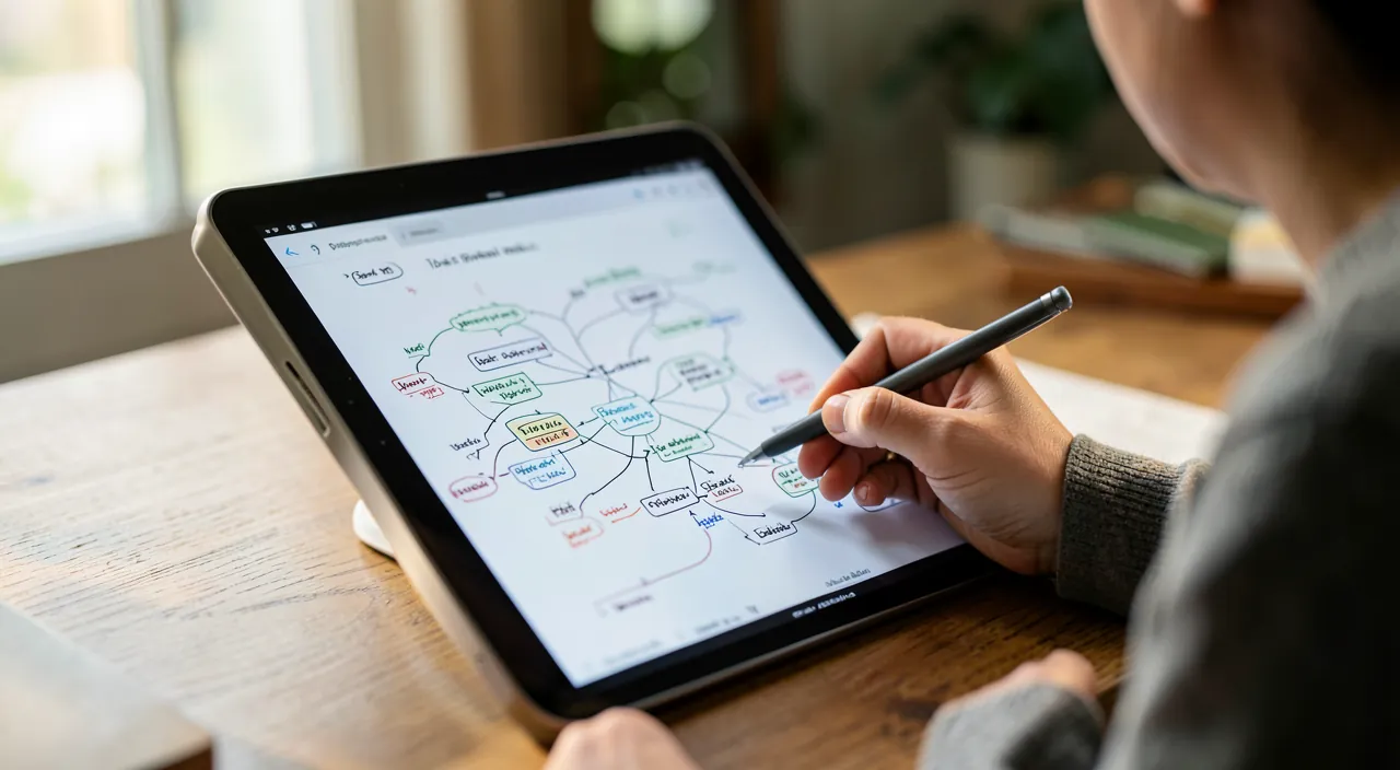 Structurer ses idées avec une carte mentale