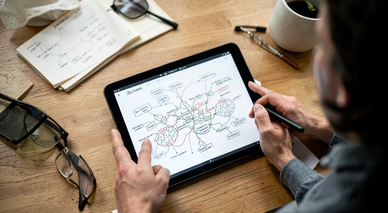 Structurer ses idées avec une carte mentale