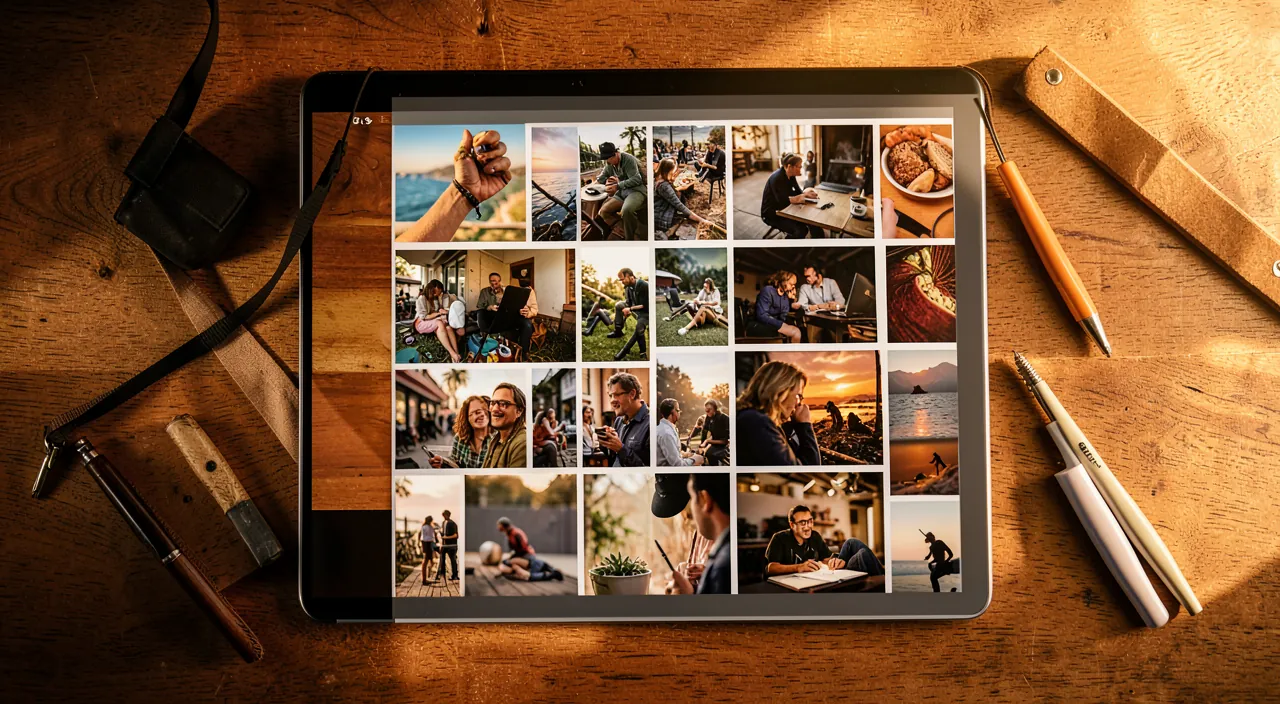 Create a slideshow from your photos
