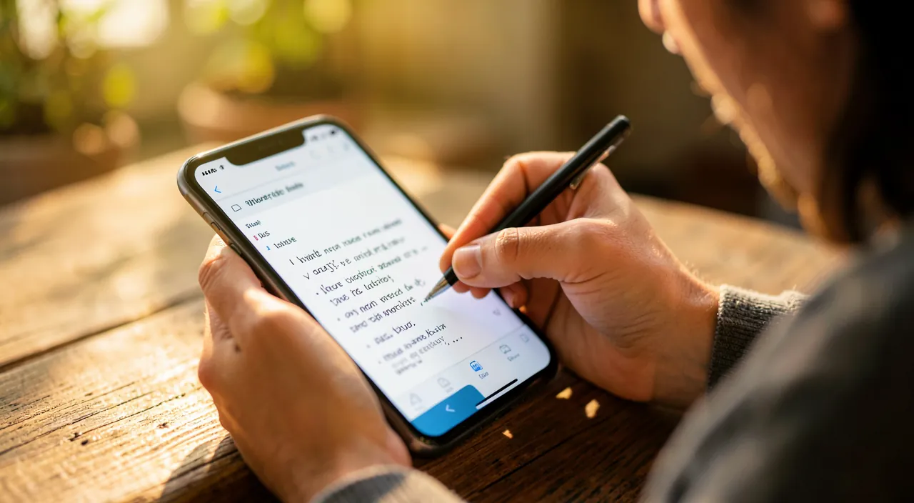 Writing by voice with voice dictation