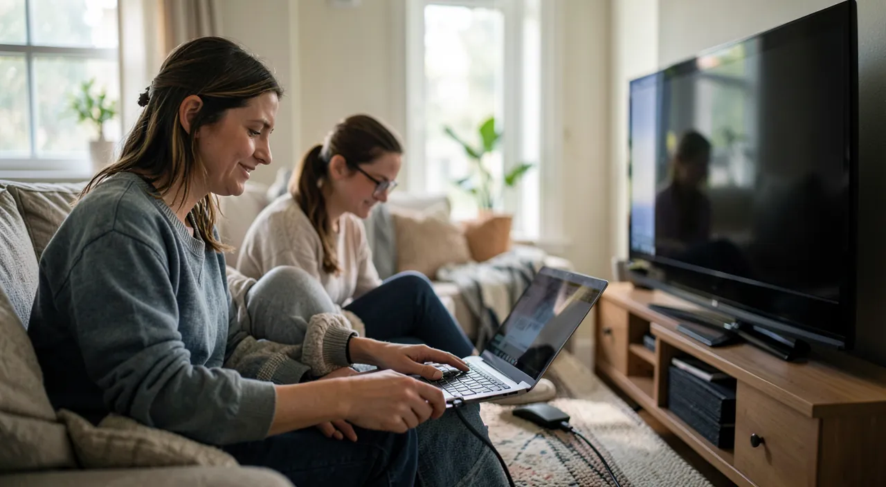 Afficher son ordinateur ou son téléphone sur la télévision
