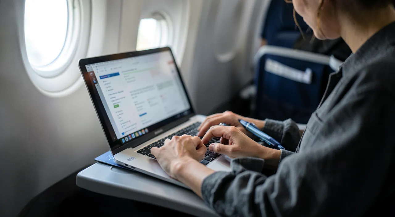 Travailler hors ligne : la productivité en mode avion