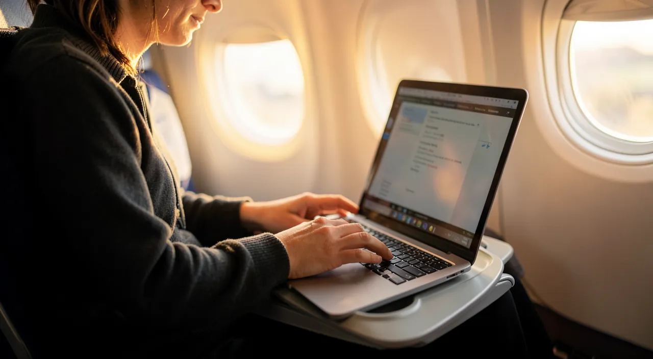 Travailler hors ligne : la productivité en mode avion
