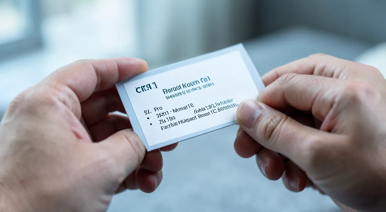 Escanear una tarjeta de visita en un instante