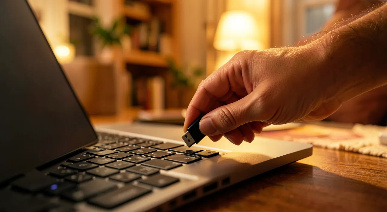 Save Files on a USB Flash Drive