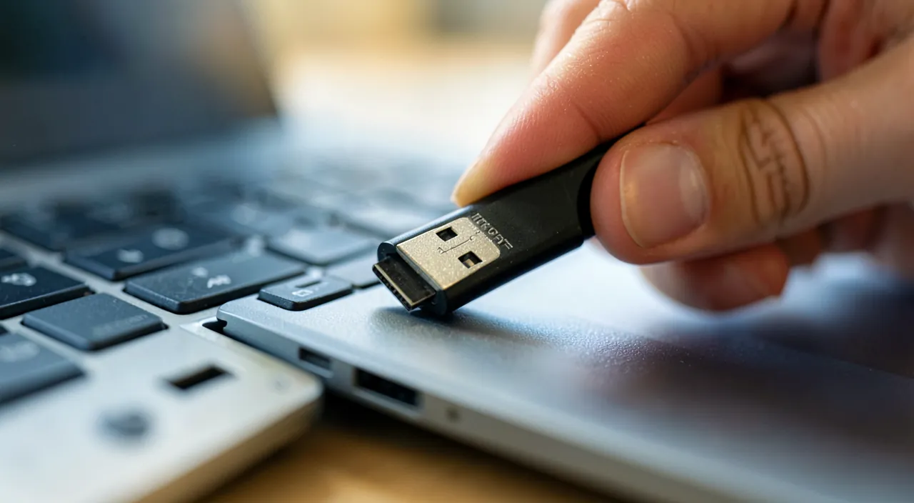Guardar archivos en una USB