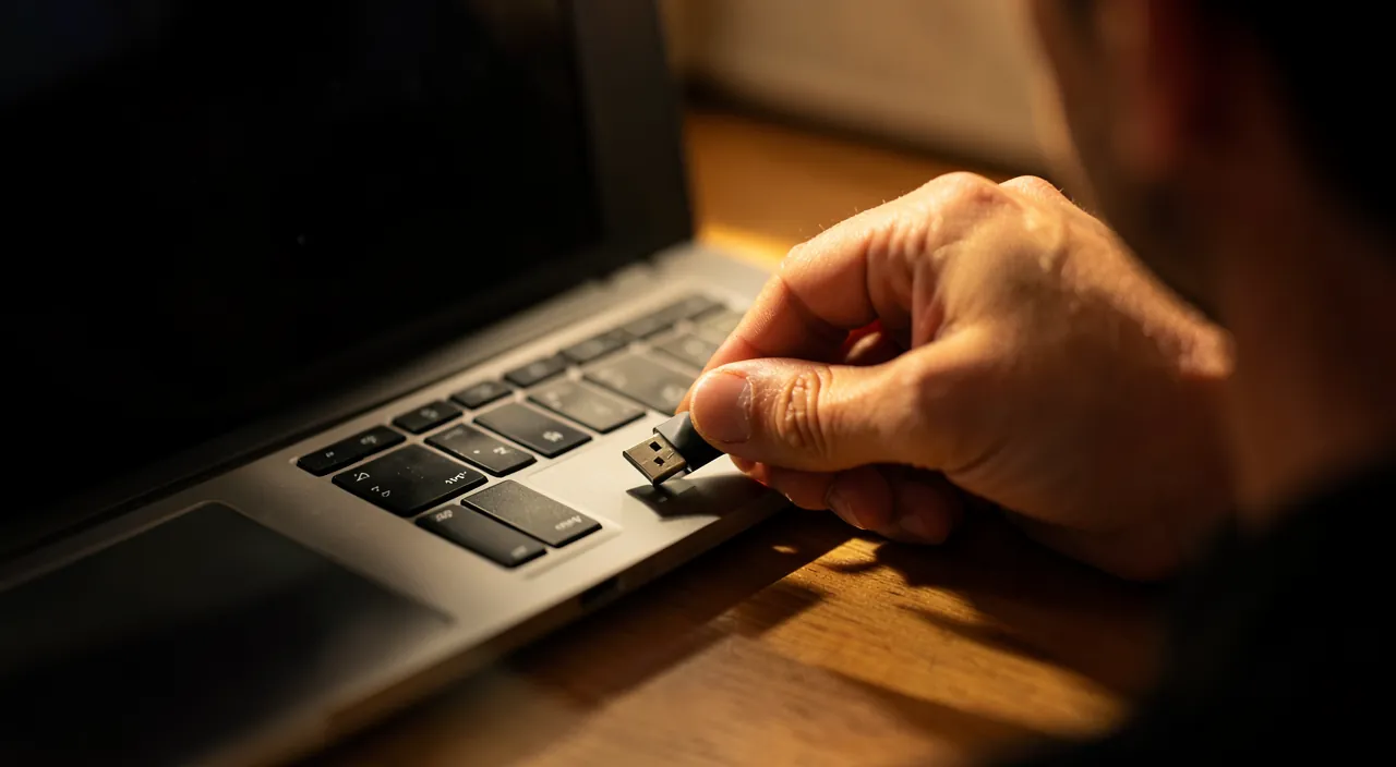 Guardar archivos en una USB