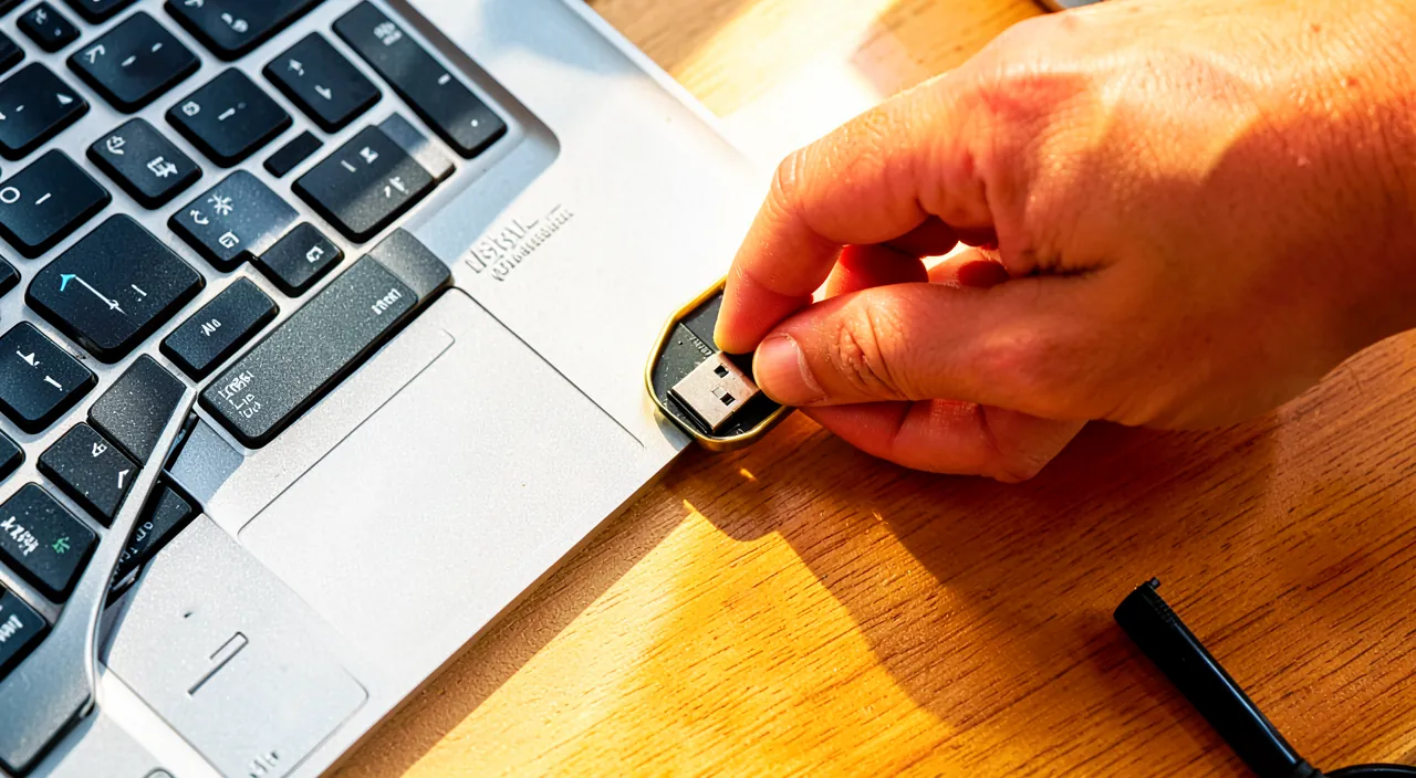 Guardar archivos en una USB