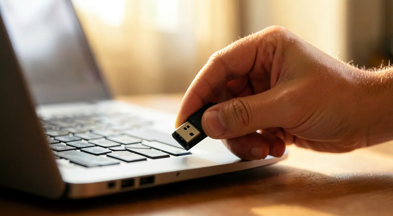 Guardar archivos en una USB
