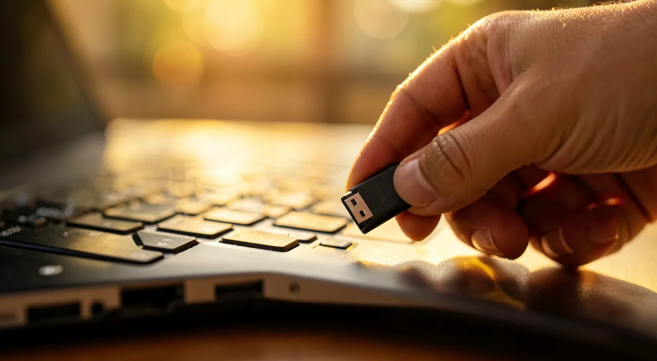 Guardar archivos en una USB