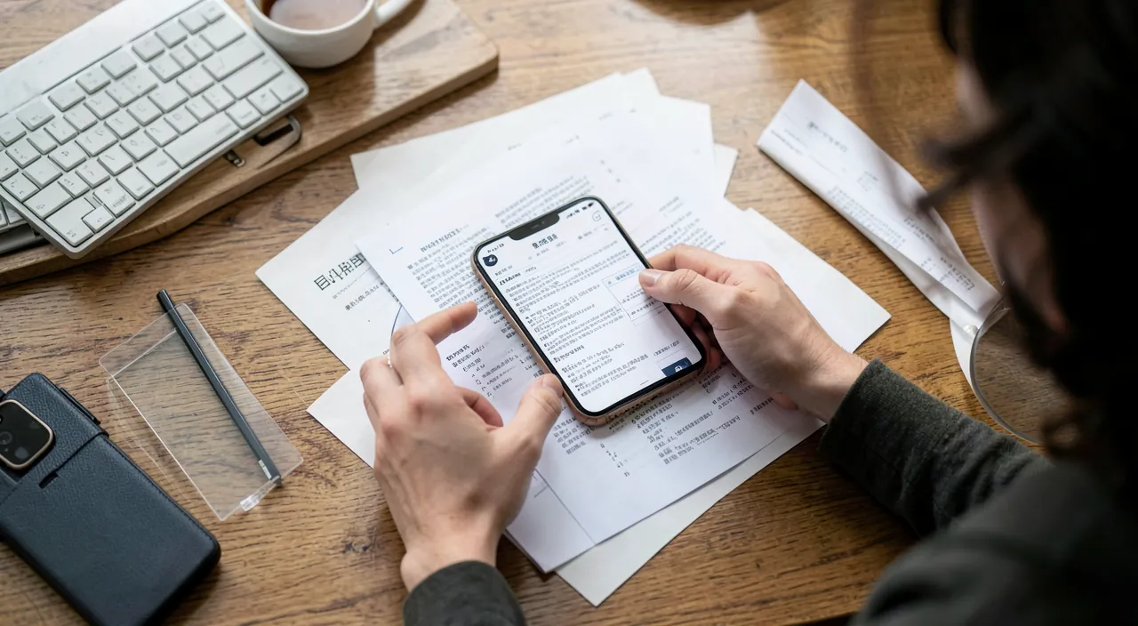 Numériser ses papiers comme un pro avec son téléphone