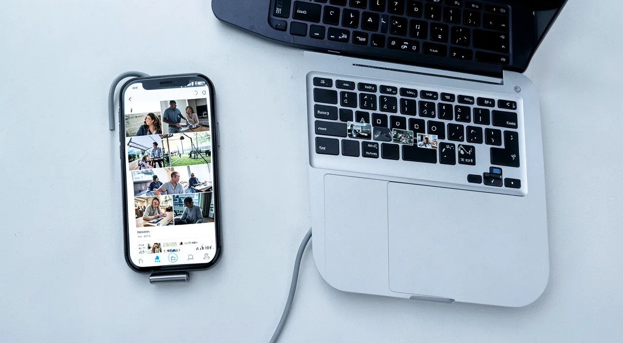 Transférer ses photos du téléphone vers l'ordinateur