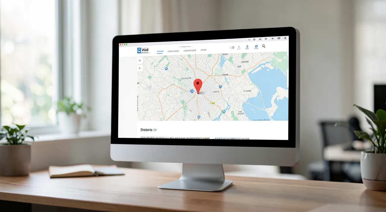 Einen Lageplan zur Website hinzufügen